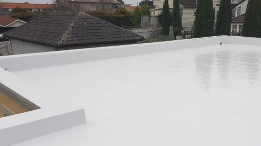 Membrane roof completely restored by our expert team